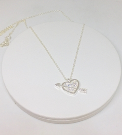 COLLAR CORAZON Y FLECHA - comprar online