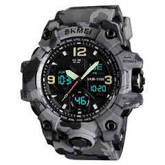 RELOJ SKMEI 1155B MILITARY GRAY en internet