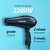 Secador de Cabelo - Lizz Professional - Fashion Preto 2150W na internet
