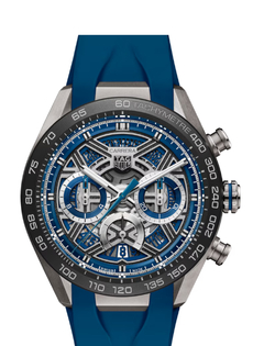 TAG HEUER CARRERA CHRONOGRAPH EXTREME SPORT ( skeletor caucho azul )