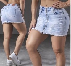 Saia Jeans com Lycra modela BumBum Estilo Pit Bull na internet