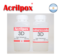 ACRILPOX 3D - TERMINACIÓN EPOXI BRILLANTE PARA PIEZAS FABRICADAS POR IMPRESORAS 3D