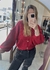 CARDIGAN TOMATE MANGA GLOBO - comprar online