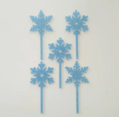 Kit Topo de Doce Flocos de Neve - 5 Unid - comprar online