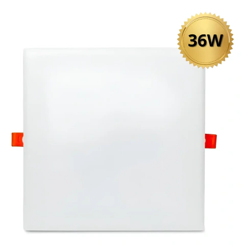 Painel Plafon Embutir Borda Infinita 36w Led Quadrado