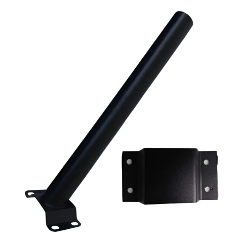 Suporte De Aço 50cm Para Luminária + Chapa Aço Galvanizado