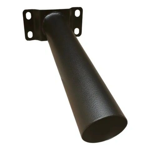 Suporte De Aço 25cm Para Luminária Pública Solar De Led