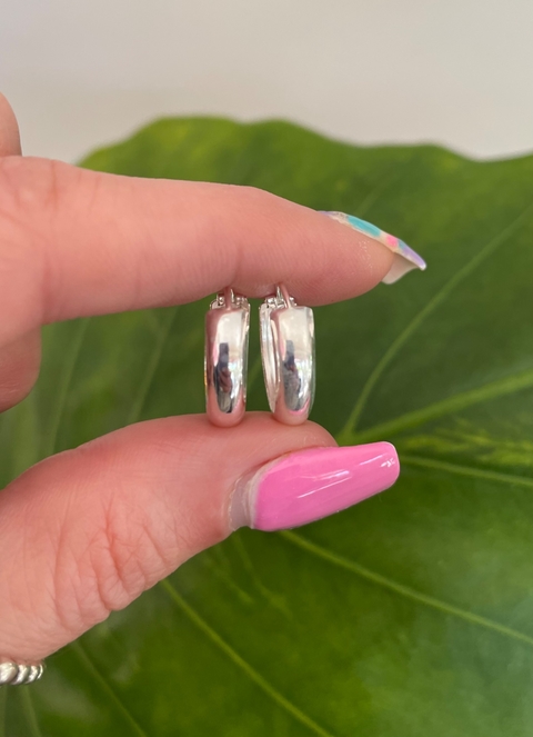 argollas cubanas 14 mm (par)