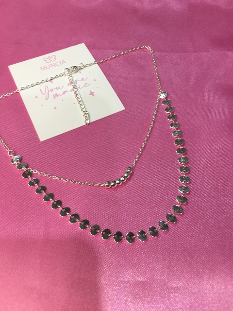 Collar Moneditas y bolitas