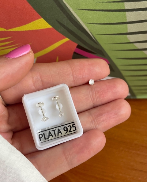 PAR Abridores Cubic Cristal Engarzado 3Mm