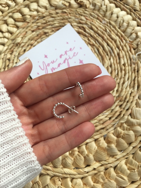 PAR semi argolla bolitas