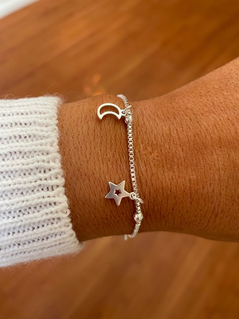 pulsera lunas y estrellas