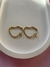 Par argollas corazon gold - comprar online