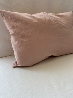 Almohadon tussor rosa 50x70 con relleno en internet