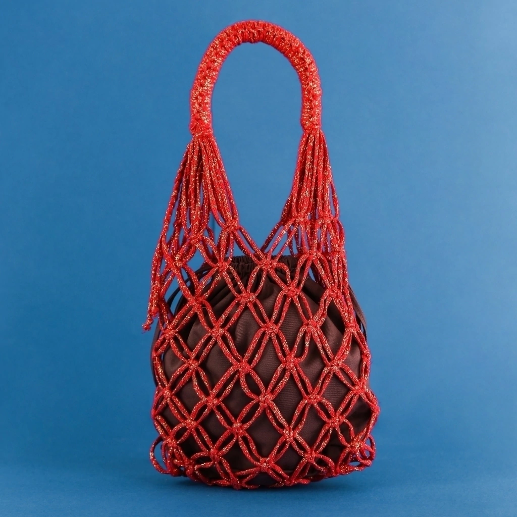 BOLSA MACRAMÊ #AMEALE