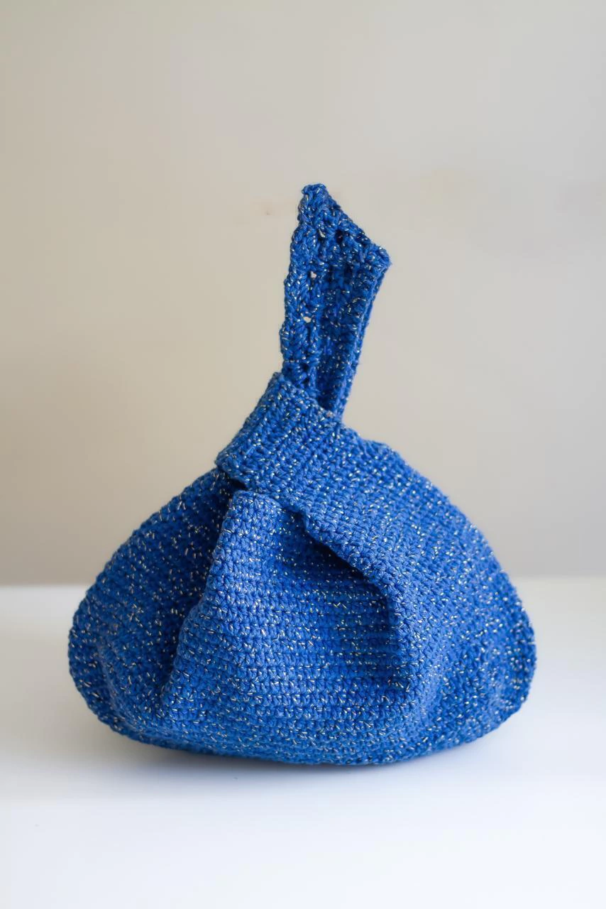 Bolsa Nó Azul Cobalto