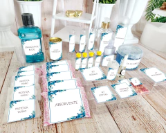 Kit Toalete Masculino e Feminino C/ Acrílicos Personalizado - comprar online