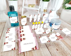 Kit Toalete Masculino e Feminino C/ Acrílicos Personalizado - loja online