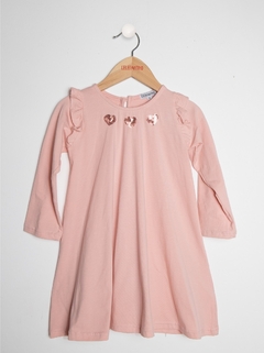 Vestido Alba Lycra Corazones (7467)