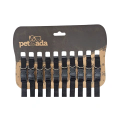 Coleira Nylon Ajustável Para Cães Pequeno - Kit com 10un - comprar online