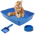 Kit Bandeja + Comedouro + Pá Higiênica Para Gatos - loja online