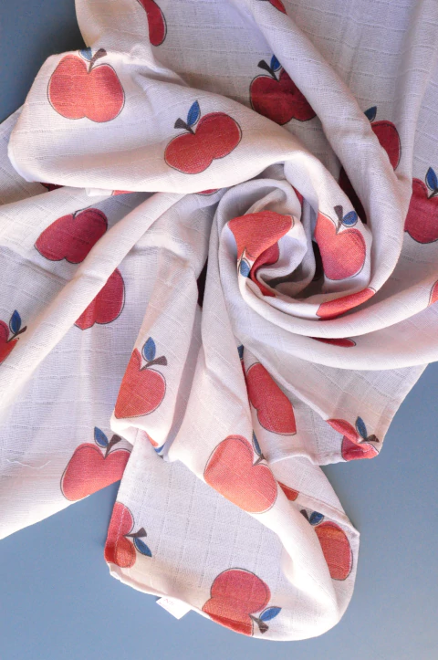 Fralda Estampada Maçã