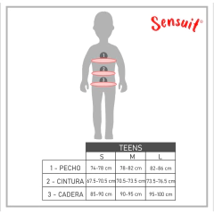 CORPIÑO TRIANGULO REGULABLE MARGARITAS - TEEN S al L - tienda online