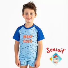 CAMISETA+BOXER UV+50 FPU WAVE RIDER - NIÑO 6 al 12