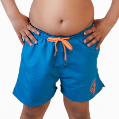 SHORT DE BAÑO SMOOTH AZUL - NIÑO 4 AL 16 - comprar online