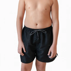 SHORT DE BAÑO SMOOTH NEGRO - NIÑO 4 AL 16 en internet