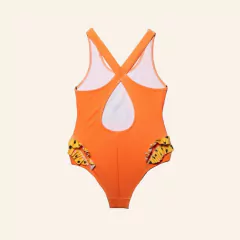 ENTERIZA JAGUAR NARANJA - NIÑA 4 al 12 - comprar online