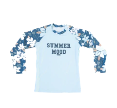 CAMISETA SUMMER MOOD CELESTE - comprar online