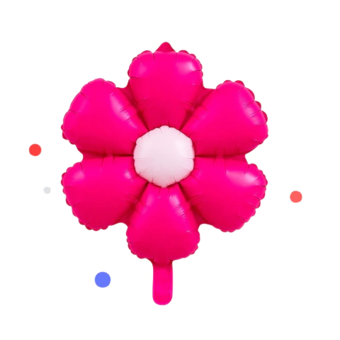 Balão em formato de Flor - Medidas 66x78cm Kit na internet