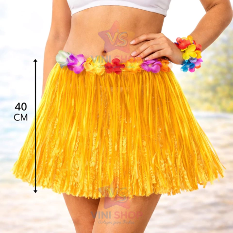 Saia Havaiana Adulto e Infantil | Fantasia para Carnaval, Cosplay e Réveillon na internet