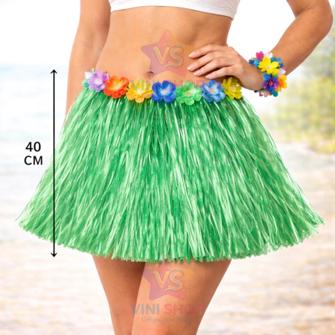Saia Havaiana Adulto e Infantil | Fantasia para Carnaval, Cosplay e Réveillon - comprar online