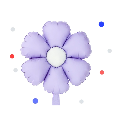 Balão em formato de Flor - Medidas 66x78cm Kit - comprar online