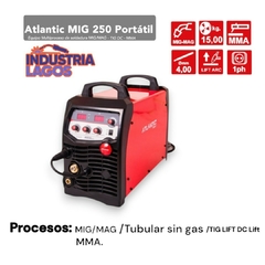 Soldadora Mig Mag Gala Gar 3 En 1 Tig Mma 250. Multifunción Gala gar 3 en 1 TIG-MIG-MMA 250 A. - Industrialagos
