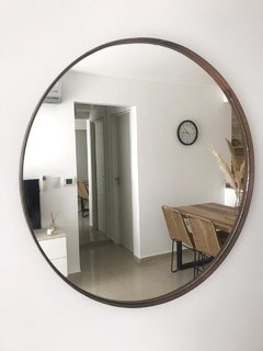 Espejo de hierro circular - Domu interiorismo