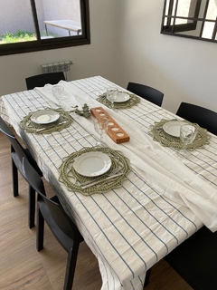 Imagen de Mantel Tusor Raya Tejida