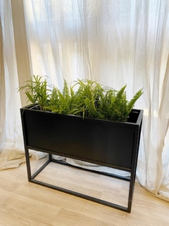 Porta maceta rectangular - comprar online