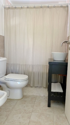 Cortina de baño de gasa