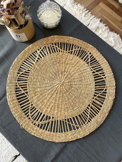 Plato de sitio seagrass / Soles para pared