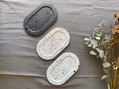 Bandeja de terrazo oval - comprar online