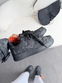 AIR FORCE PRETO TEXTURE COBRA LUXO