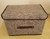 Caja de tela con tapa gris - comprar online
