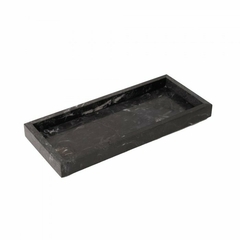 Bandeja Mármol Negro 30x13 cm - comprar online