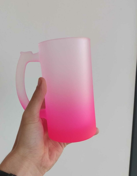 JARRA ESMERILADA ROSA