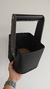 CANASTA ECOCUERO NEGRA - comprar online