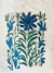 TOTE BAG BOLSA LIENZO FLORES AZULES - comprar online