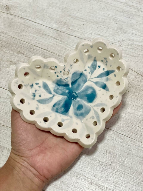 PLATO CORAZON CERAMICA ARTESANAL
